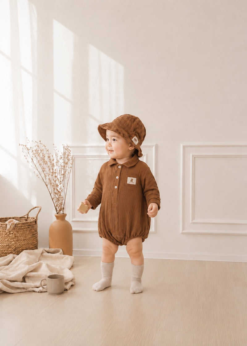 Valu Bebe - Korean Baby Fashion - #babylifestyle - Mini Shirts Romper - 12