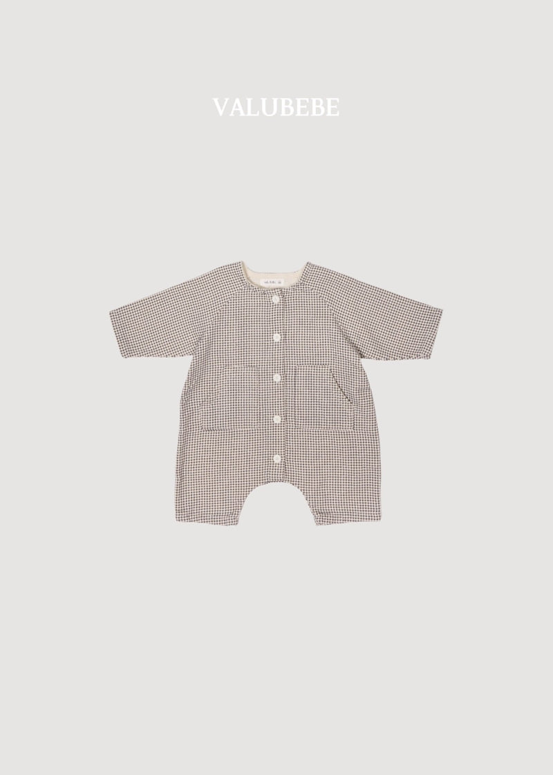 Valu Bebe - Korean Baby Fashion - #babylifestyle - Lee Check Jumpsuit - 5
