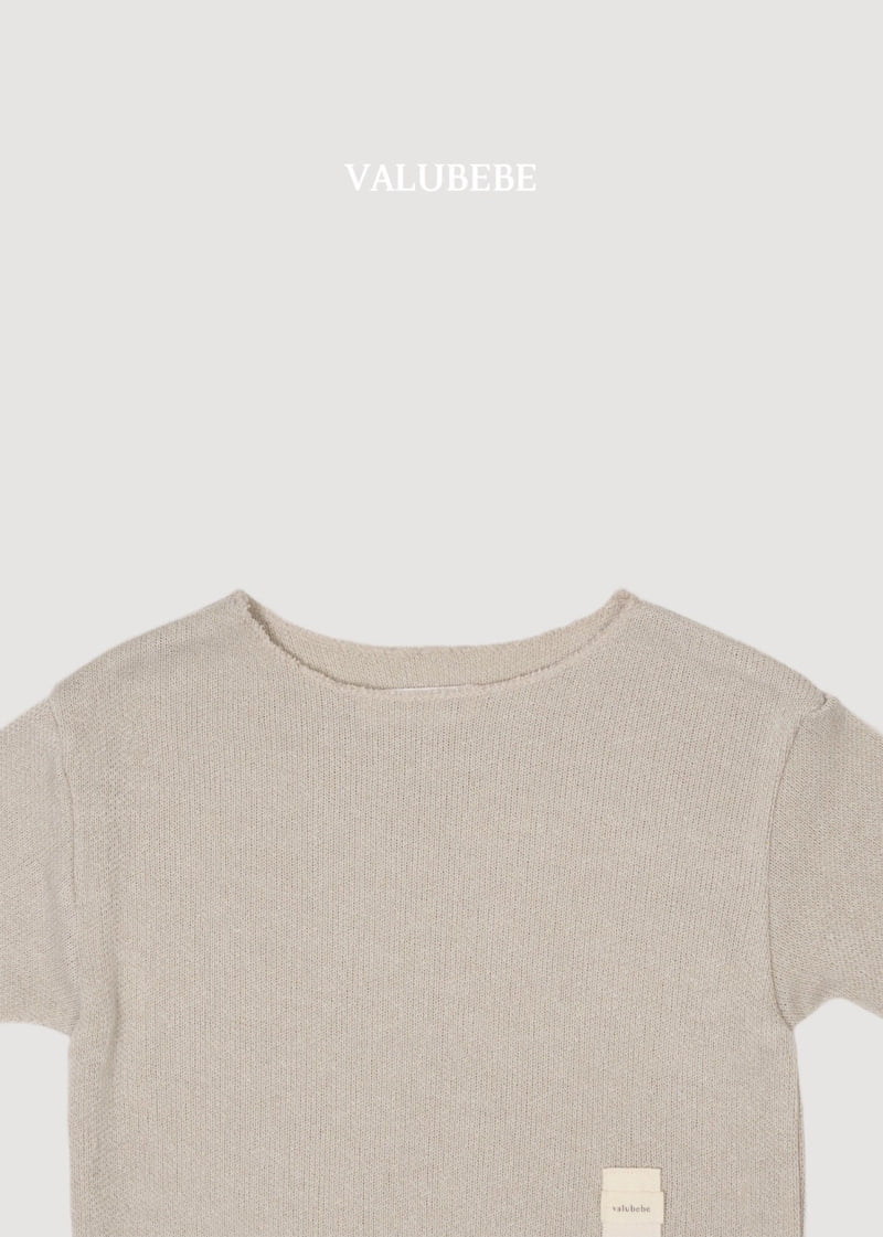 Valu Bebe - Korean Baby Fashion - #babylifestyle - Boatneck Knit Tee - 10