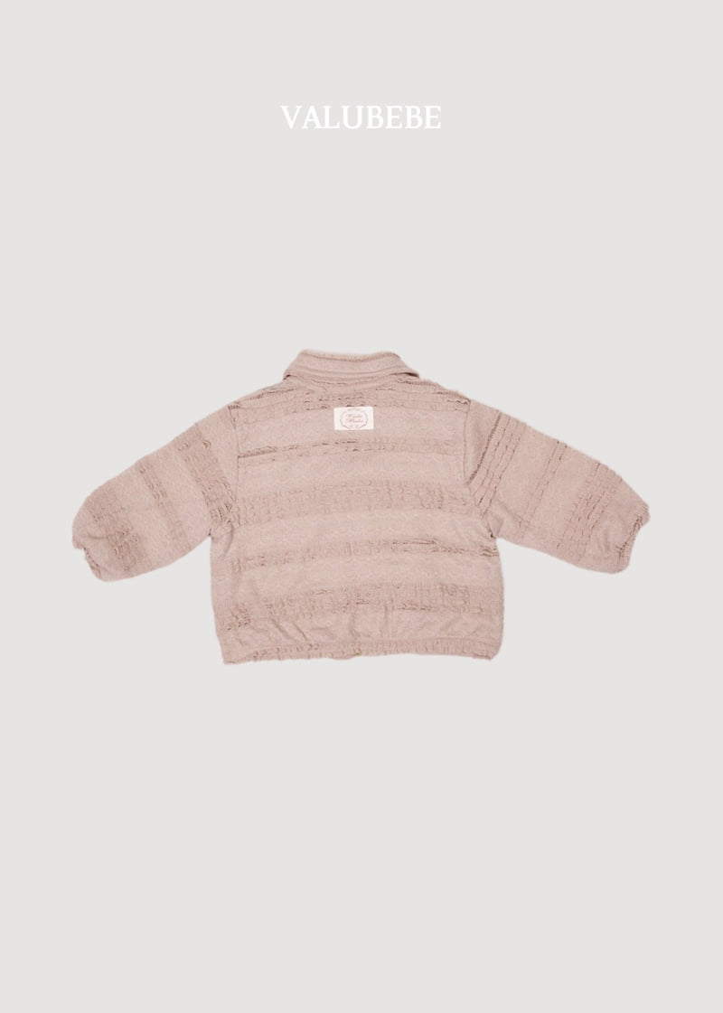 Valu Bebe - Korean Baby Fashion - #babylifestyle - Lace Collar Zip-up Jacket - 7