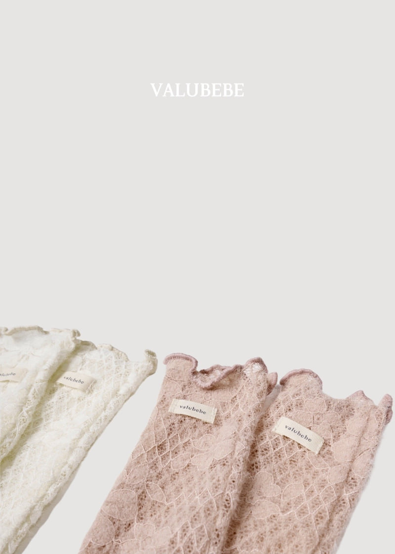 Valu Bebe - Korean Baby Fashion - #babylifestyle - Blan Lace Socks - 6