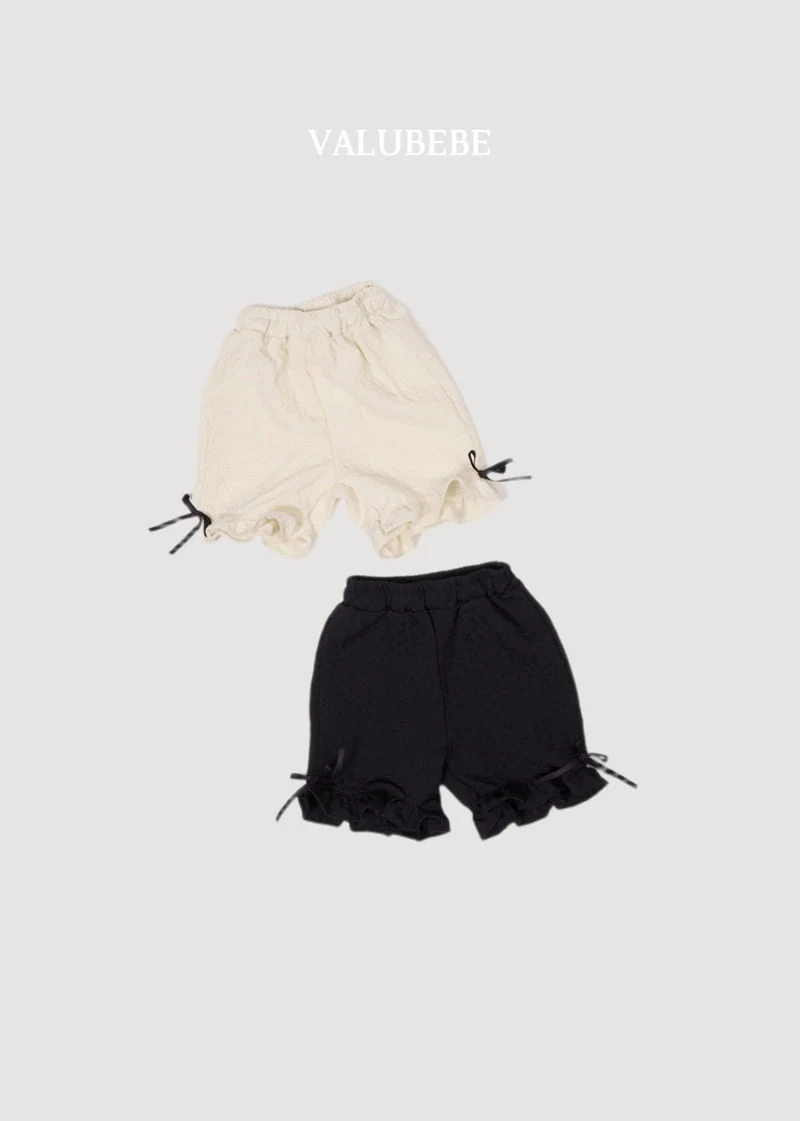 Valu Bebe - Korean Baby Fashion - #babygirlfashion - Frill Capri Pants - 4