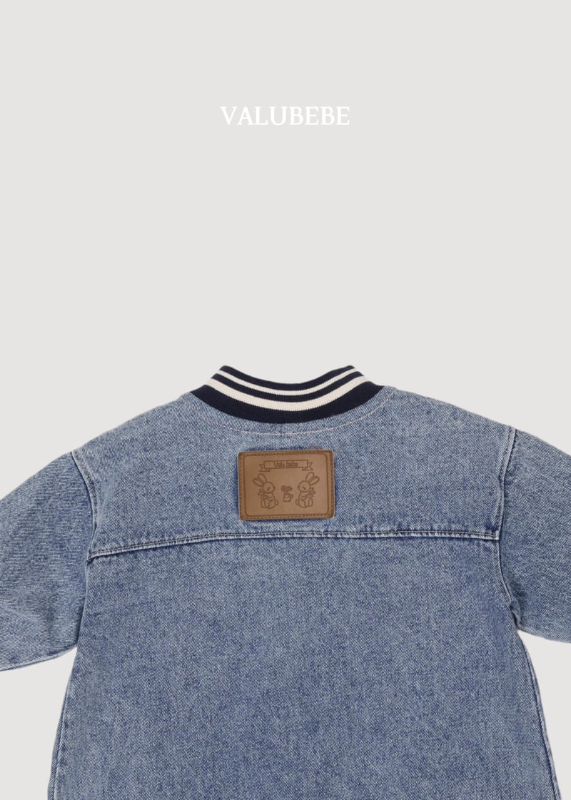 Valu Bebe - Korean Baby Fashion - #babyoninstagram - Donkey Denim Jumpsuit - 9