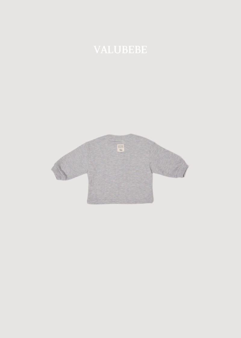 Valu Bebe - Korean Baby Fashion - #babyoninstagram - Mini Waffle Button Tee - 7