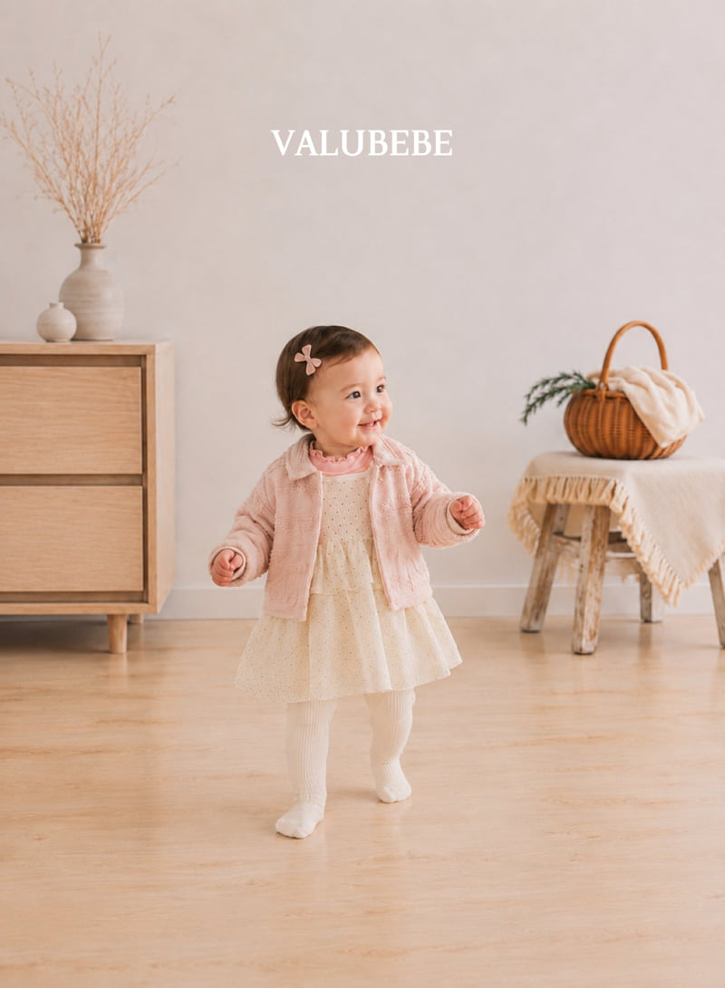 Valu Bebe - Korean Baby Fashion - #babyoninstagram - See Through Layered One-piece - 10