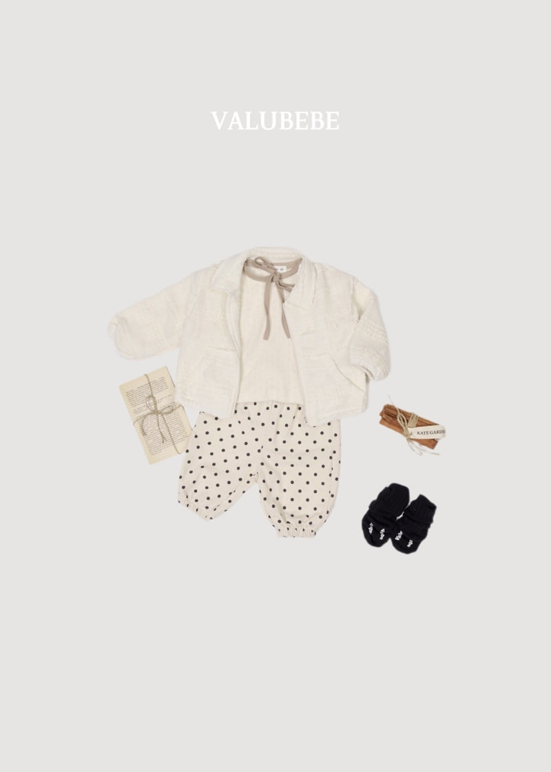 Valu Bebe - Korean Baby Fashion - #babyoninstagram - Creamy Ribbon Puff Tee - 9