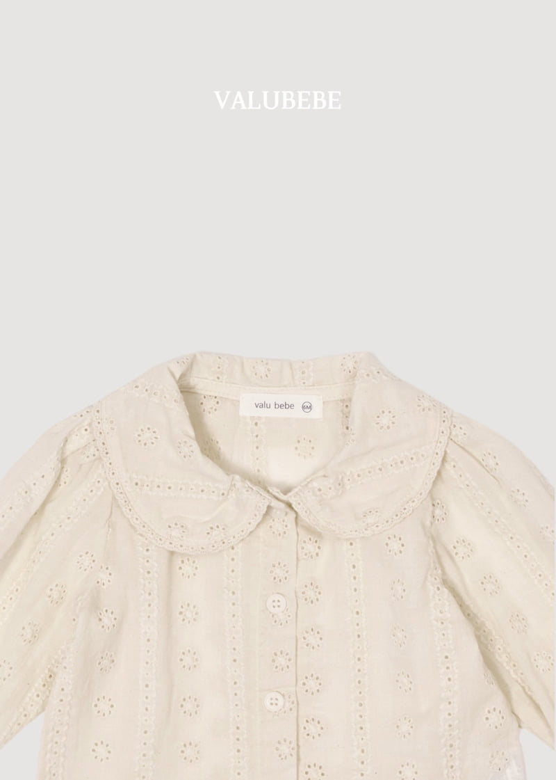 Valu Bebe - Korean Baby Fashion - #babyoninstagram - Bobo Lace Blouse - 5