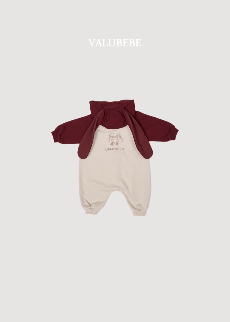 Valu Bebe - Korean Baby Fashion - #babyoninstagram - Bunny Hood Jumpsuit - 7