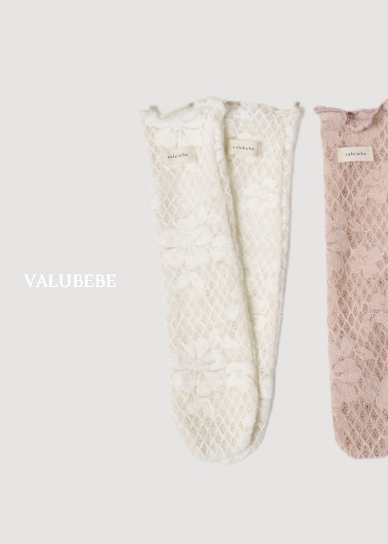 Valu Bebe - Korean Baby Fashion - #babyoninstagram - Blan Lace Socks - 7