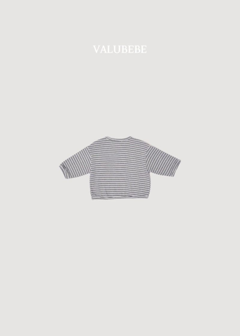 Valu Bebe - Korean Baby Fashion - #babyootd - Stripe Button Tee - 5