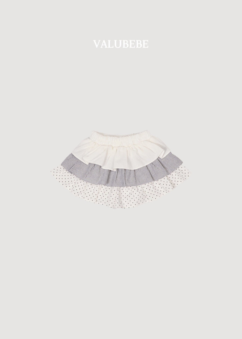 Valu Bebe - Korean Baby Fashion - #babyoninstagram - Frill Cancan Skirt Pants - 4