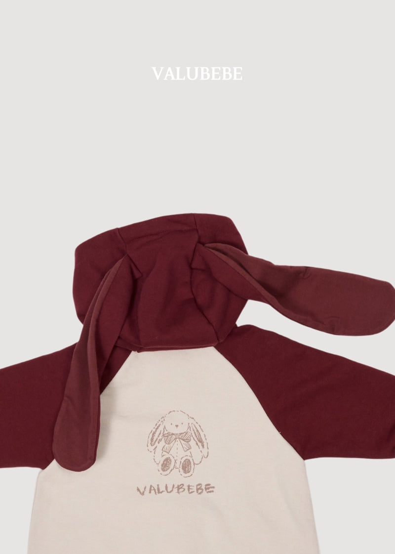 Valu Bebe - Korean Baby Fashion - #babyootd - Bunny Hood Jumpsuit - 8