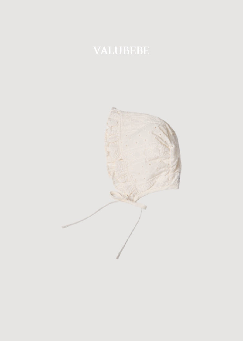 Valu Bebe - Korean Baby Fashion - #babyootd - Mico Lace Bonnet