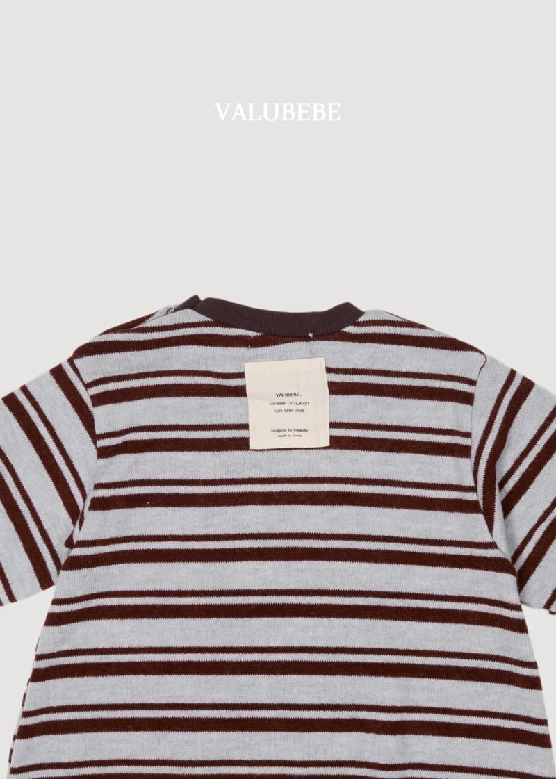Valu Bebe - Korean Baby Fashion - #babyootd - Holy Stripe Jumpsuit - 10