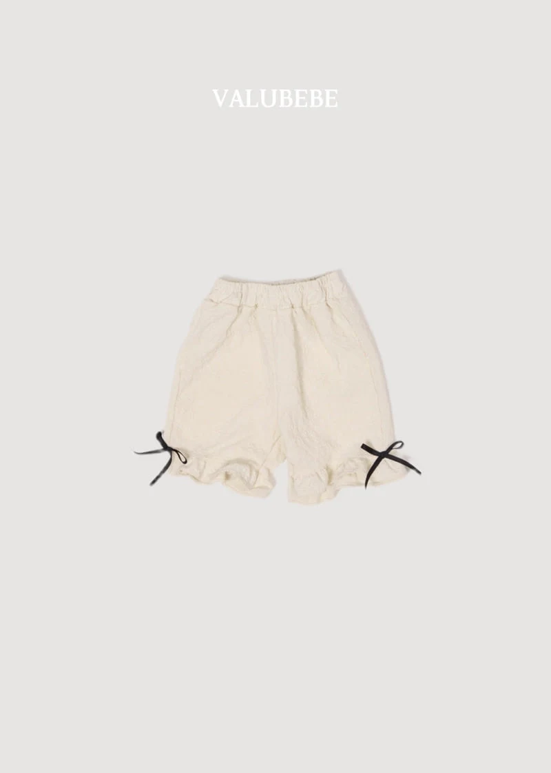 Valu Bebe - Korean Baby Fashion - #babyootd - Frill Capri Pants - 6
