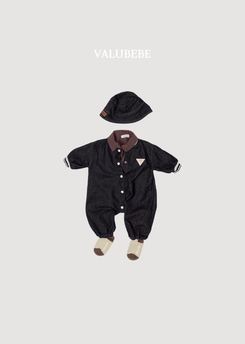 Valu Bebe - Korean Baby Fashion - #babyoutfit - Donkey Denim Jumpsuit - 11