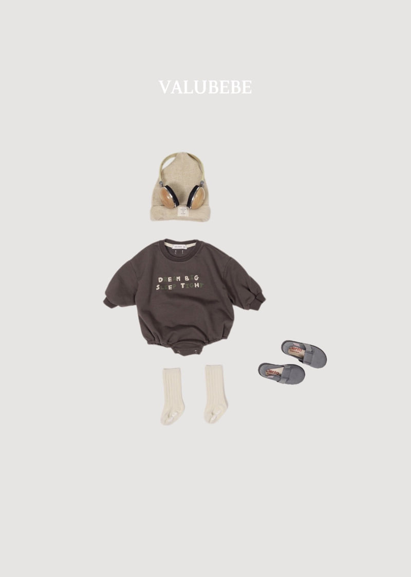 Valu Bebe - Korean Baby Fashion - #babyoutfit - Roony Sweatshirts Romper - 10