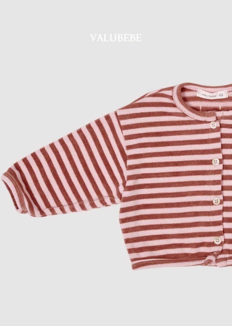 Valu Bebe - Korean Baby Fashion - #babyoutfit - Blessing Stripe Cardigan - 7