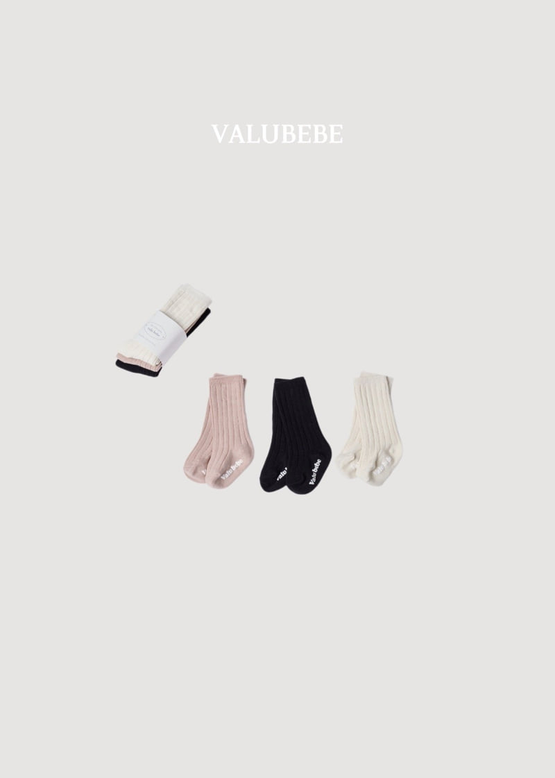 Valu Bebe - Korean Baby Fashion - #babyoutfit - Daily Rib Socks