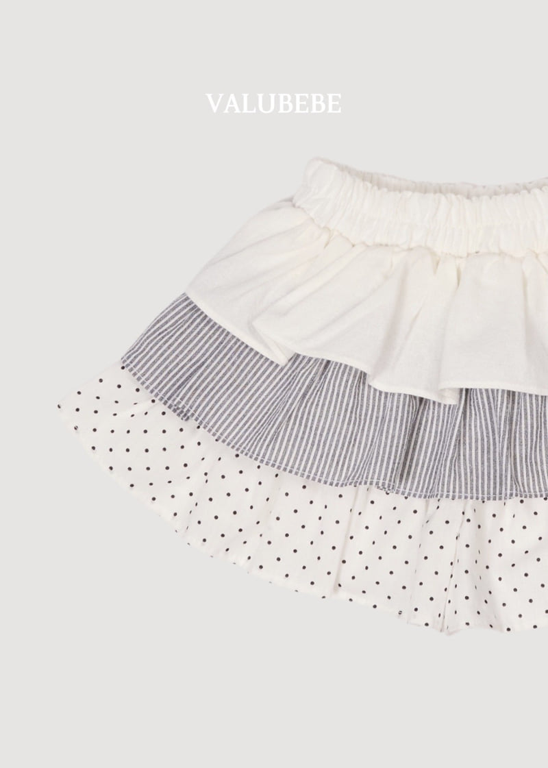 Valu Bebe - Korean Baby Fashion - #babyoutfit - Frill Cancan Skirt Pants - 5