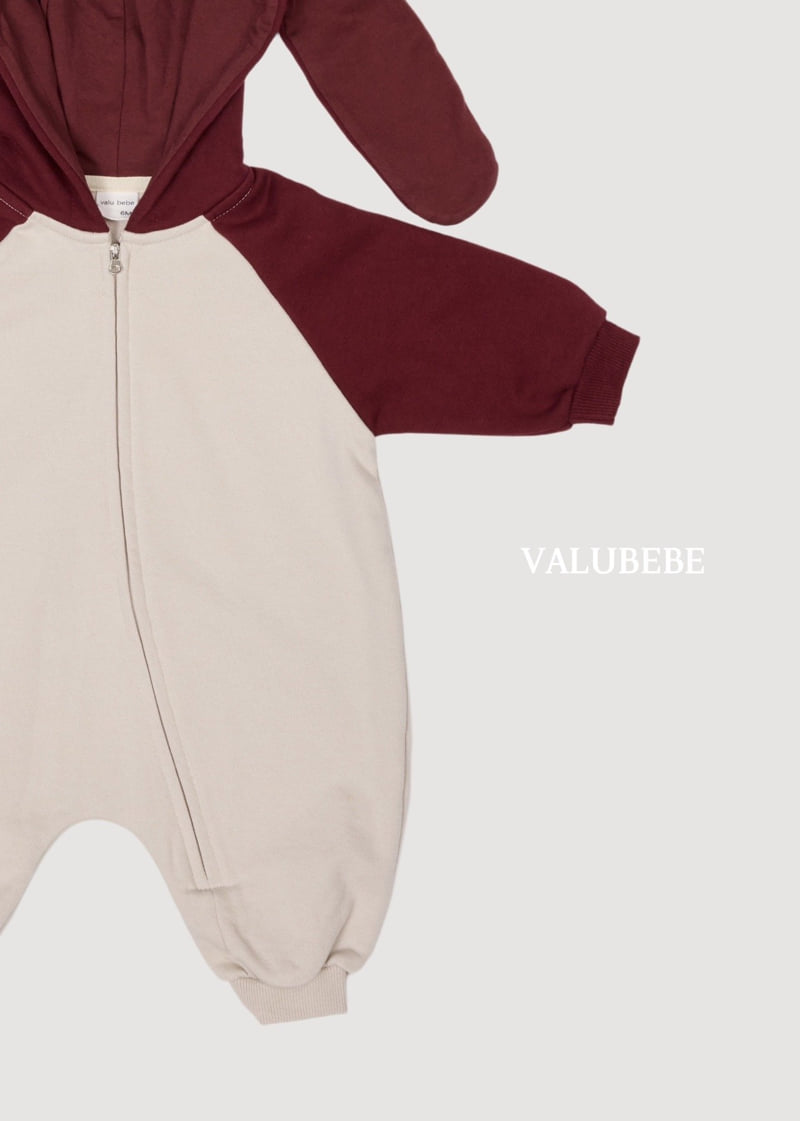 Valu Bebe - Korean Baby Fashion - #babyoutfit - Bunny Hood Jumpsuit - 10