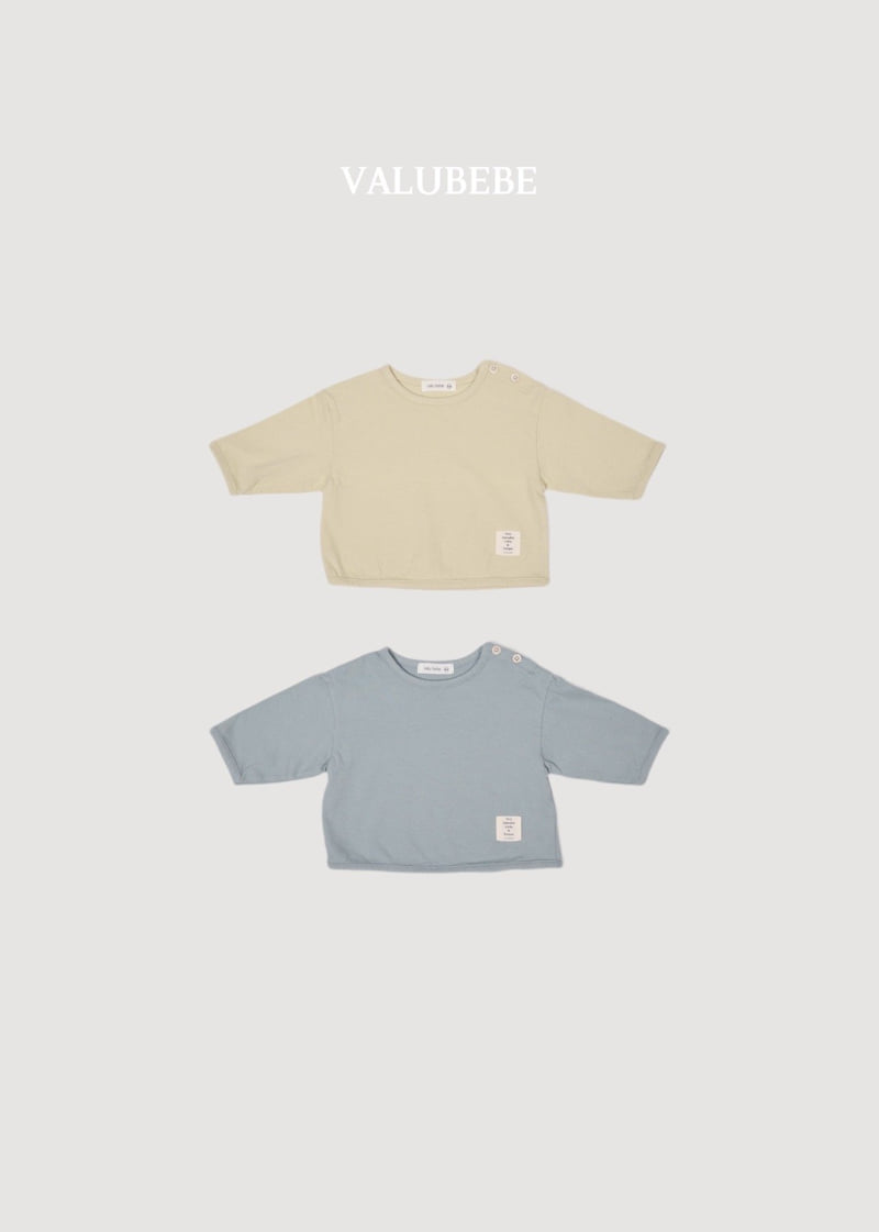 Valu Bebe - Korean Baby Fashion - #babyoutfit - Basic Button Tee
