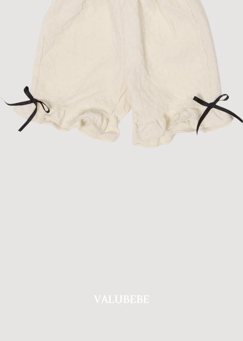 Valu Bebe - Korean Baby Fashion - #babyoutfit - Frill Capri Pants - 7