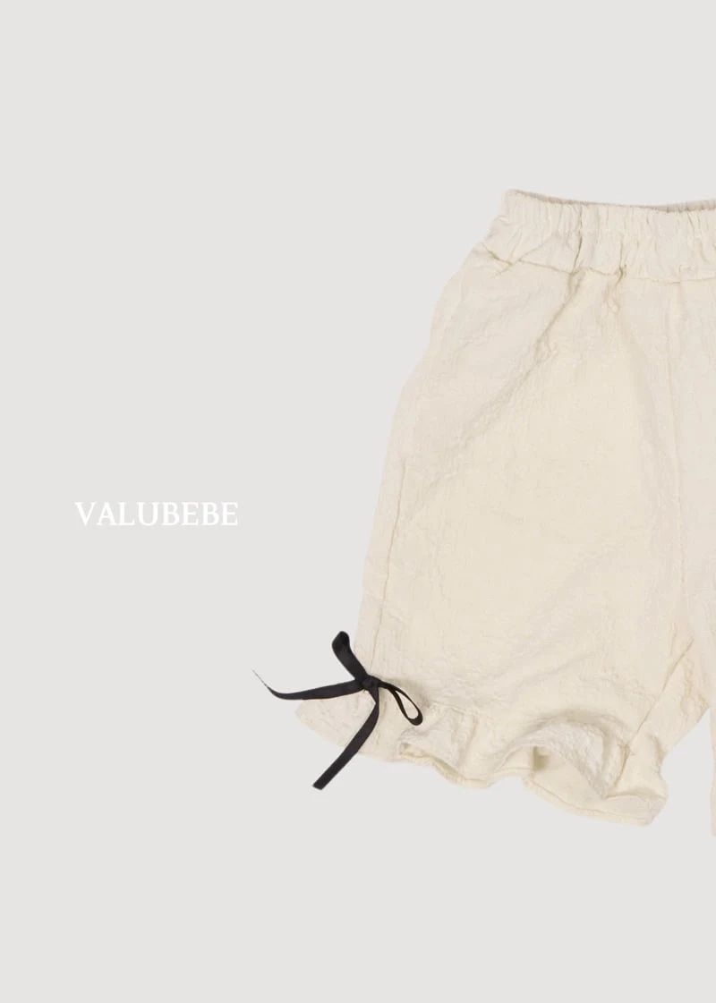 Valu Bebe - Korean Baby Fashion - #babyoutfit - Frill Capri Pants - 8