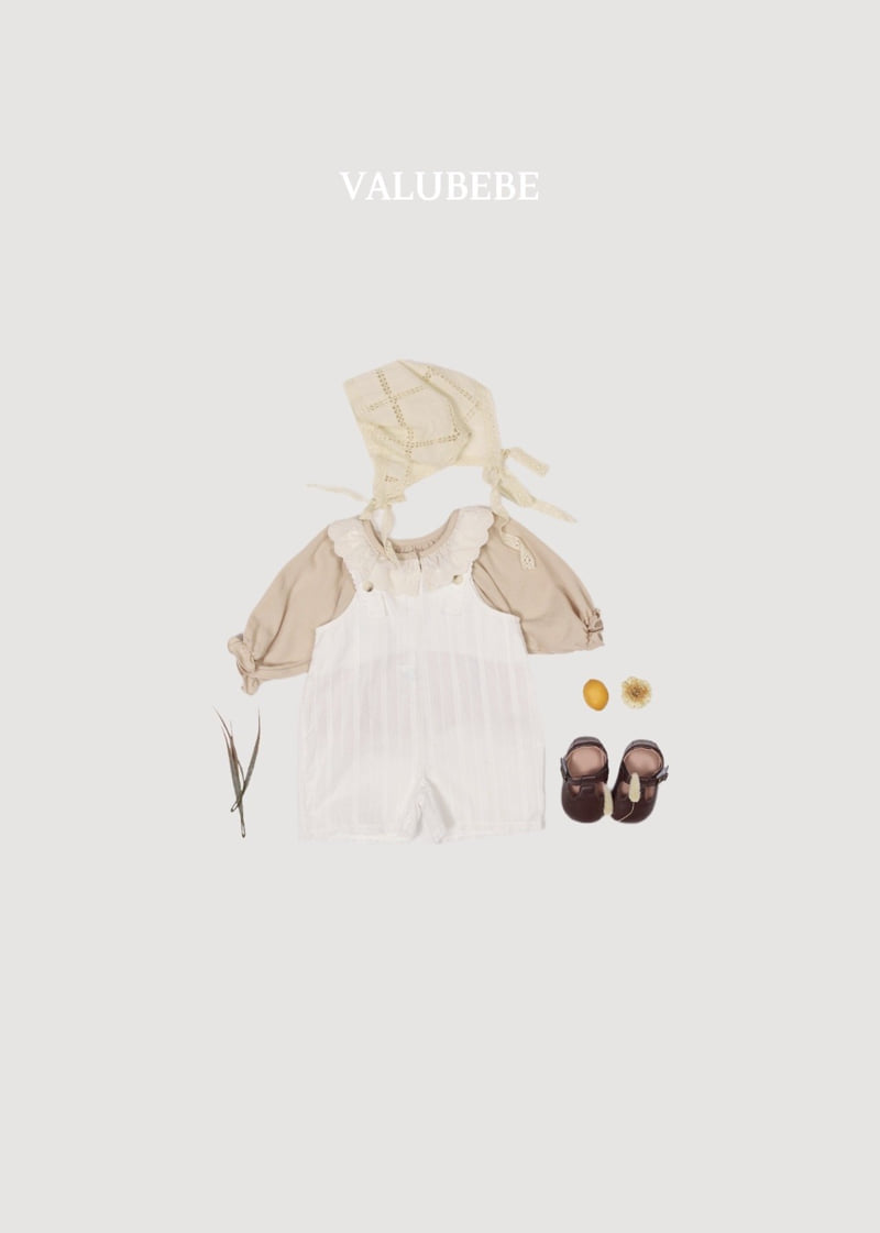 Valu Bebe - Korean Baby Fashion - #babyoutfit - Lace Suspender Shorts - 4