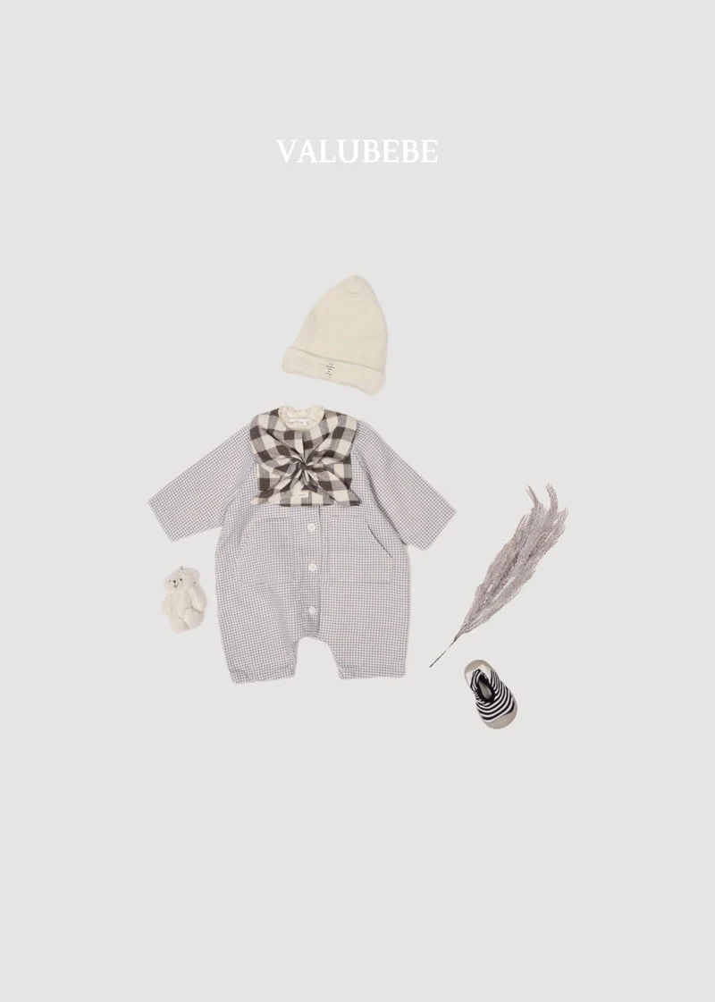 Valu Bebe - Korean Baby Fashion - #babywear - Lee Check Jumpsuit - 10