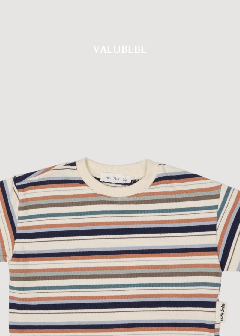 Valu Bebe - Korean Baby Fashion - #babywear - Farms Stripe Tee - 8