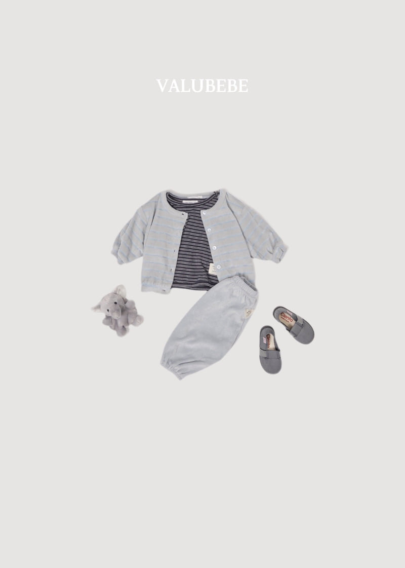 Valu Bebe - Korean Baby Fashion - #babywear - Veloure Stripe Pants