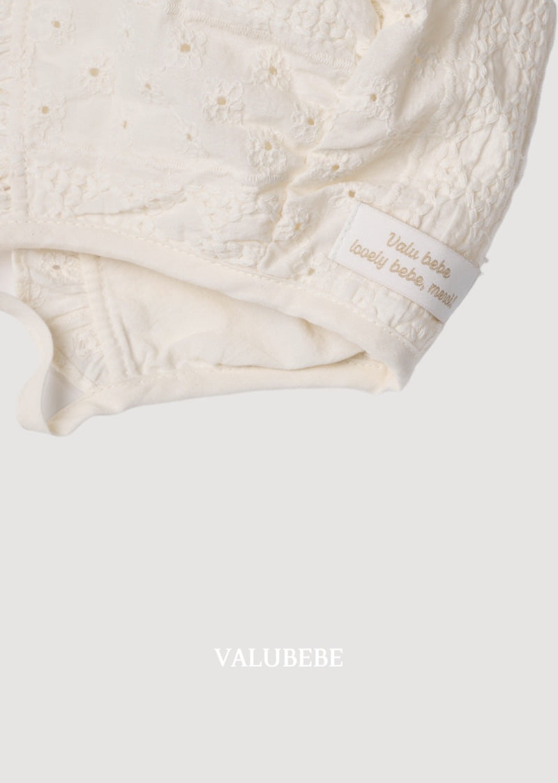 Valu Bebe - Korean Baby Fashion - #babyoutfit - Mico Lace Bonnet - 4