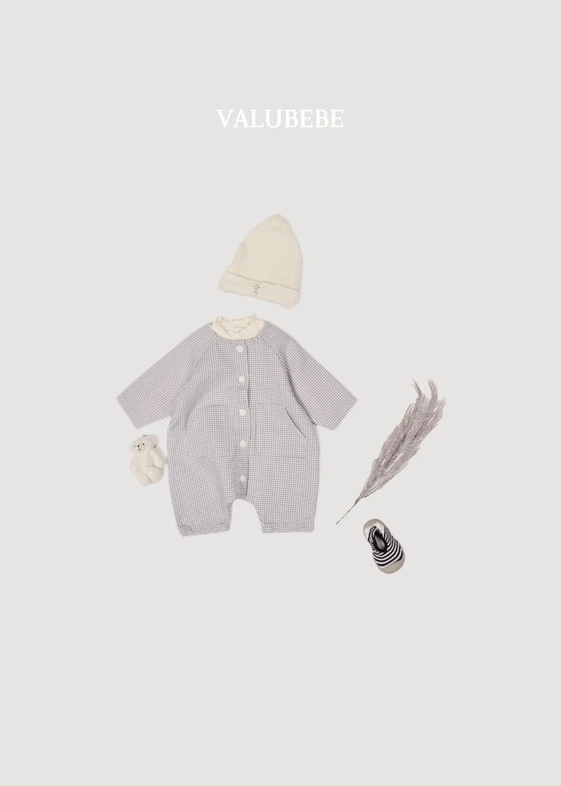 Valu Bebe - Korean Baby Fashion - #onlinebabyboutique - Lee Check Jumpsuit - 11
