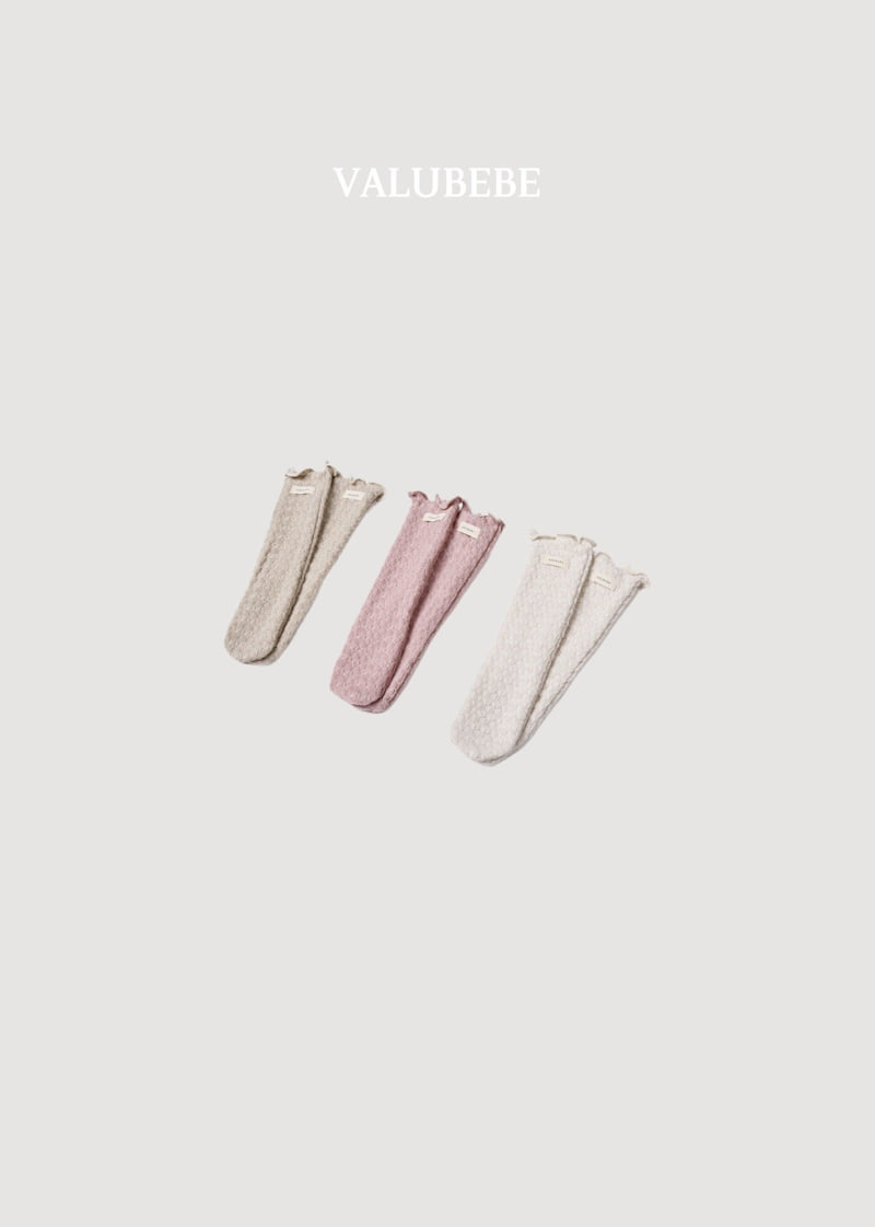 Valu Bebe - Korean Baby Fashion - #babywear - Talktalk Knit Socks - 4