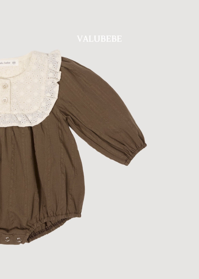 Valu Bebe - Korean Baby Fashion - #onlinebabyboutique - Brono Frill Romper - 8