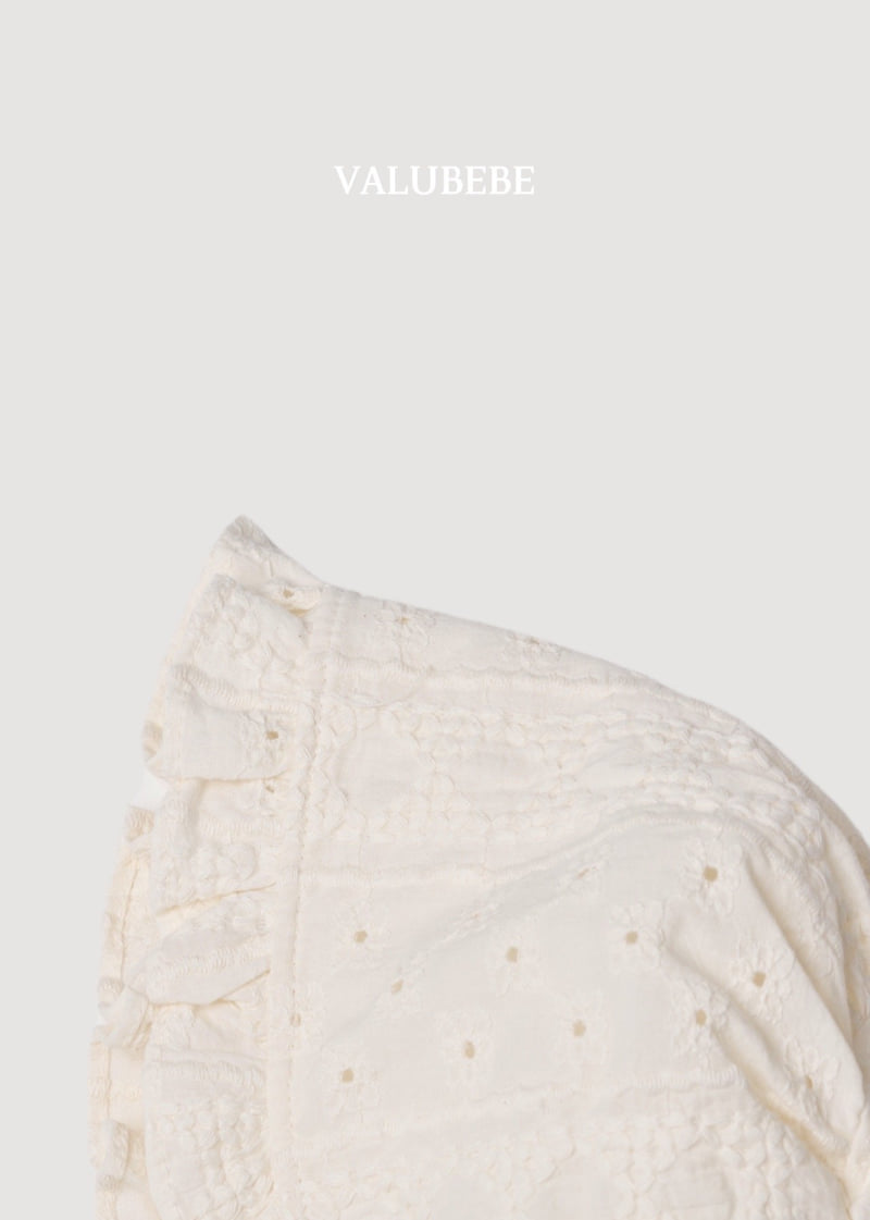 Valu Bebe - Korean Baby Fashion - #onlinebabyboutique - Mico Lace Bonnet - 5