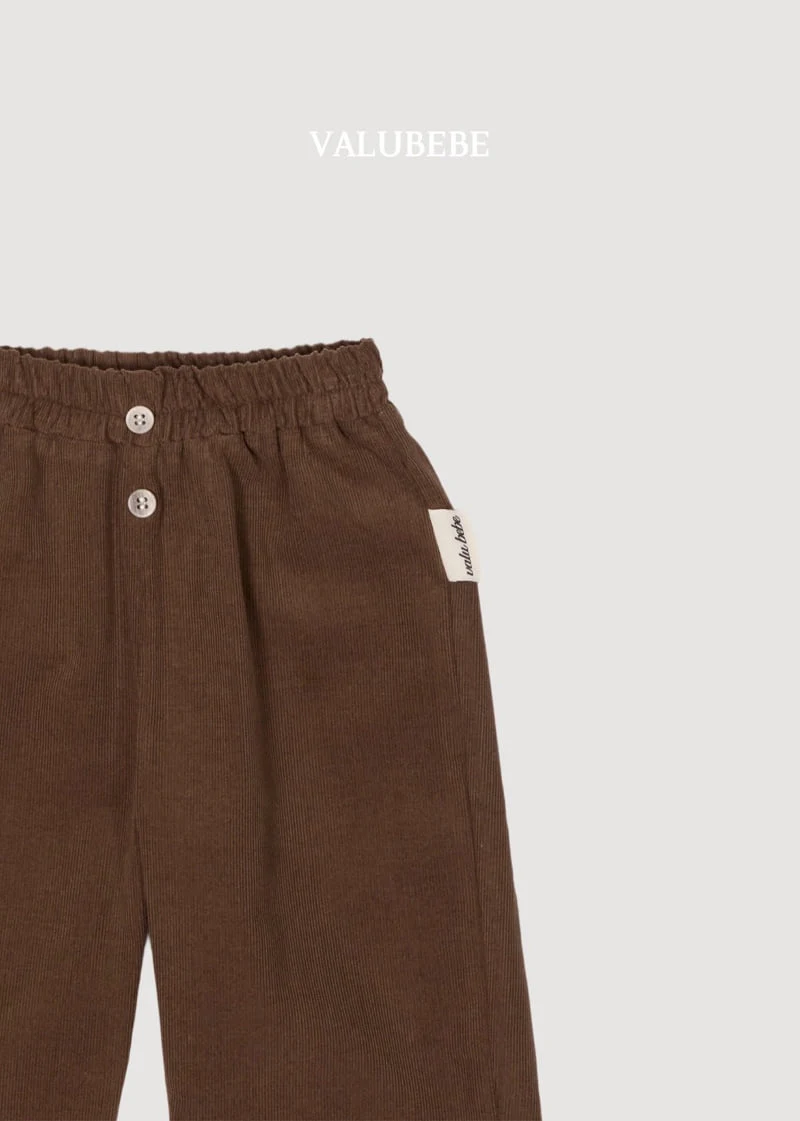 Valu Bebe - Korean Baby Fashion - #onlinebabyshop - Button Chino Pants - 6