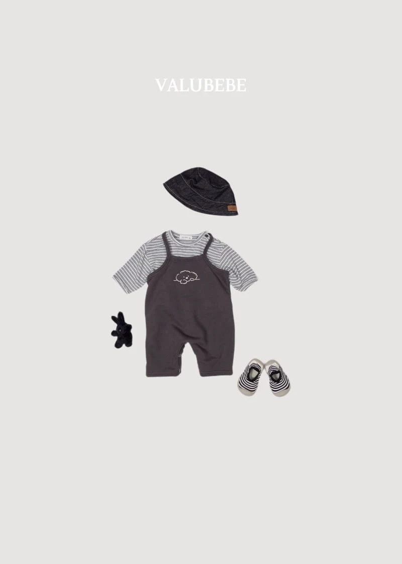 Valu Bebe - Korean Baby Fashion - #onlinebabyshop - Stripe Button Tee - 10