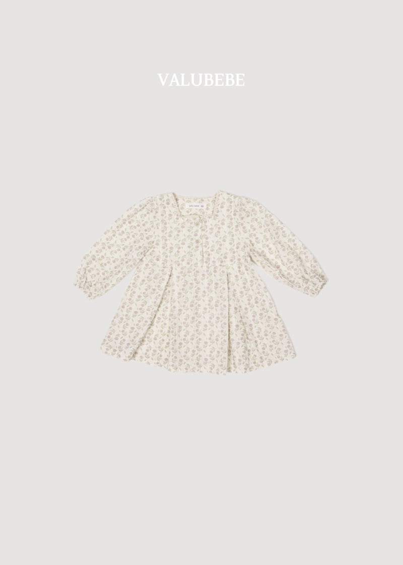 Valu Bebe - Korean Baby Fashion - #onlinebabyshop - Flower Square One-piece - 6