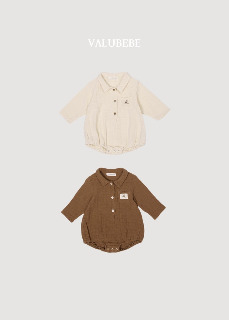 Valu Bebe - Korean Baby Fashion - #onlinebabyboutique - Mini Shirts Romper - 4