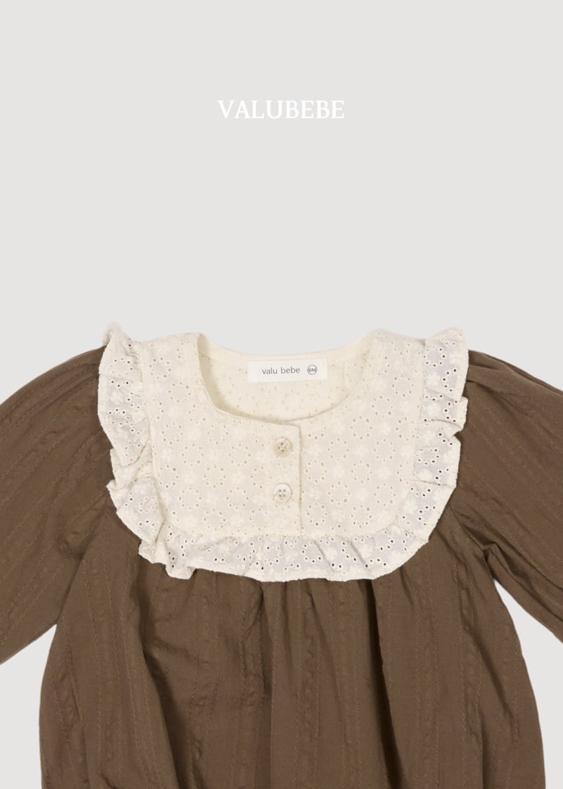 Valu Bebe - Korean Baby Fashion - #onlinebabyshop - Brono Frill Romper - 9