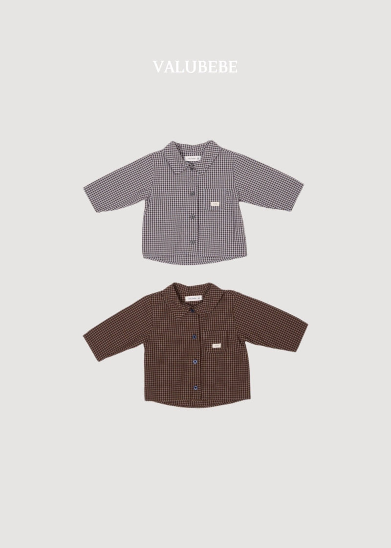 Valu Bebe - Korean Baby Fashion - #onlinebabyshop - Check Shirts