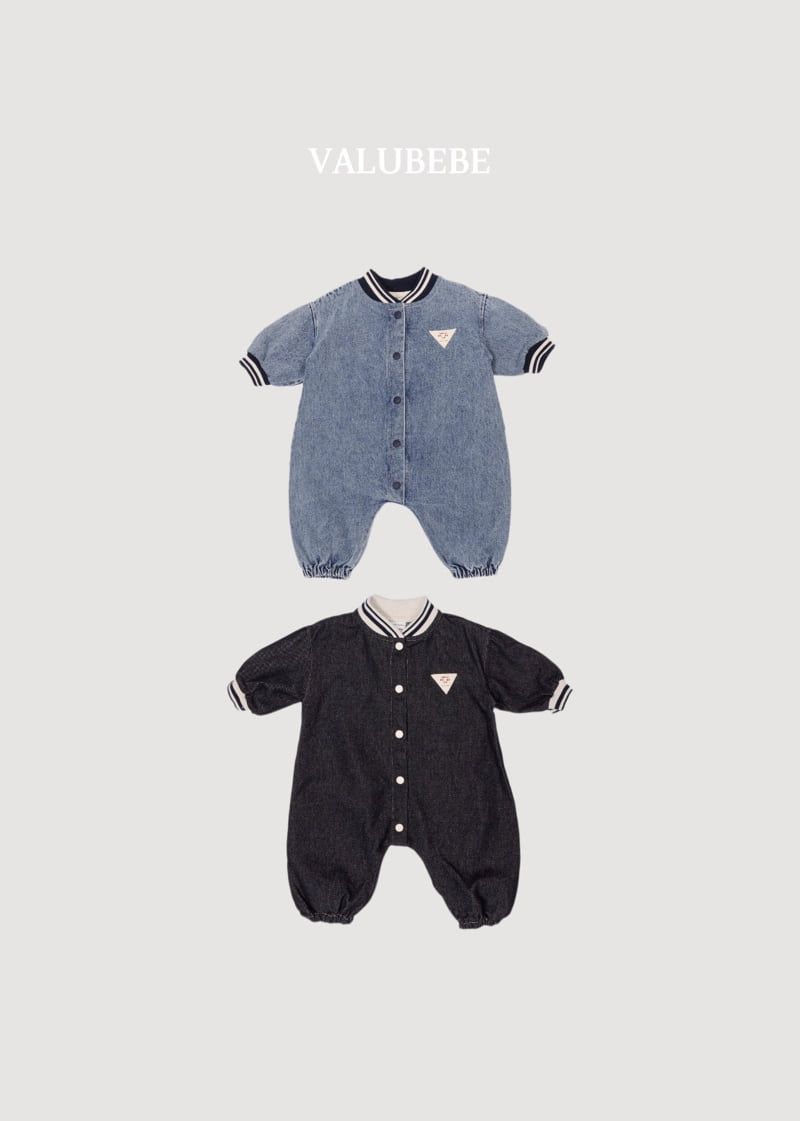 Valu Bebe - Korean Baby Fashion - #smilingbaby - Donkey Denim Jumpsuit