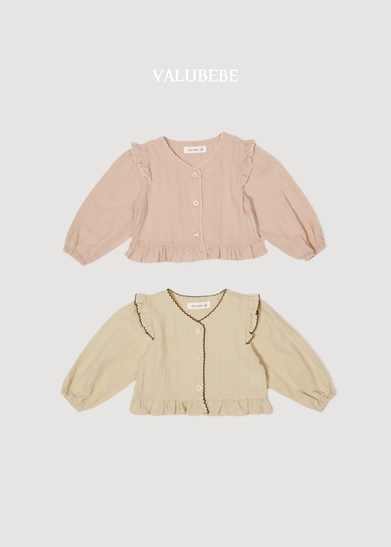 Valu Bebe - Korean Baby Fashion - #smilingbaby - Picot Wing Blouse