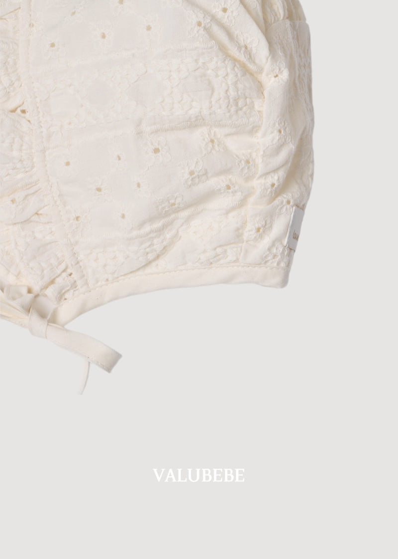 Valu Bebe - Korean Baby Fashion - #smilingbaby - Mico Lace Bonnet - 7