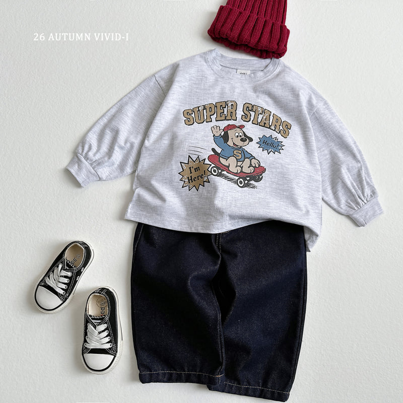 Vivid I - Korean Children Fashion - #Kfashion4kids - Super Dog Single Tee - 10