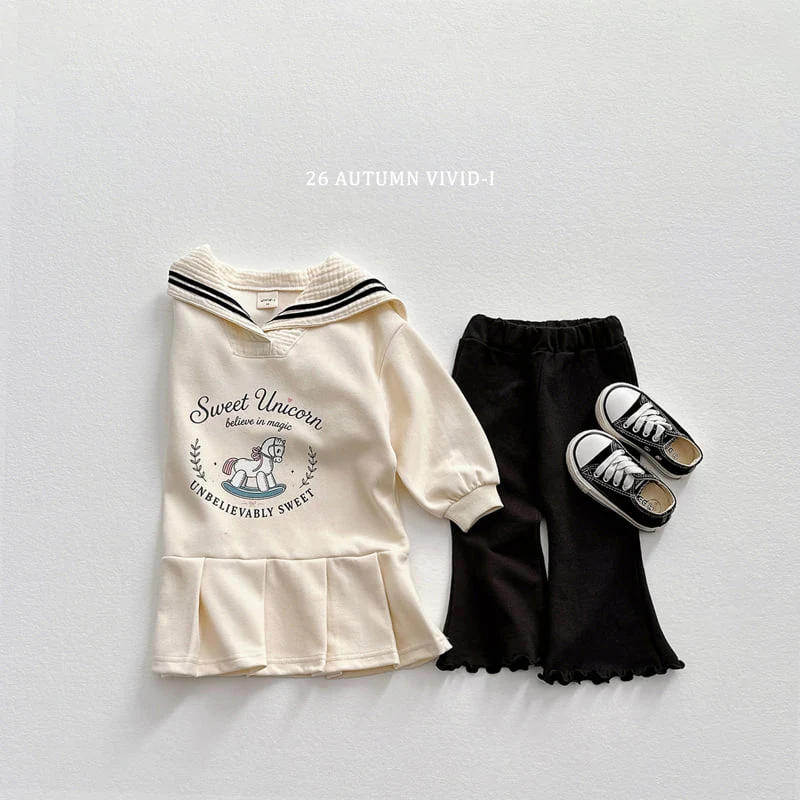 Vivid I - Korean Children Fashion - #Kfashion4kids - Muji Span Flare Pants - 9