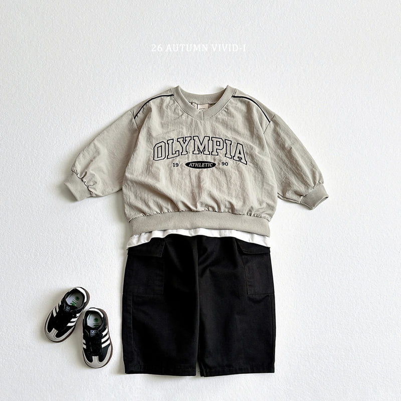Vivid I - Korean Children Fashion - #Kfashion4kids - Crinkle Olympia Sweatshirt - 9