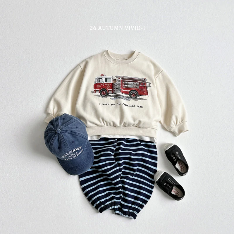 Vivid I - Korean Children Fashion - #Kfashion4kids - Retro Car Sweatshirt - 9